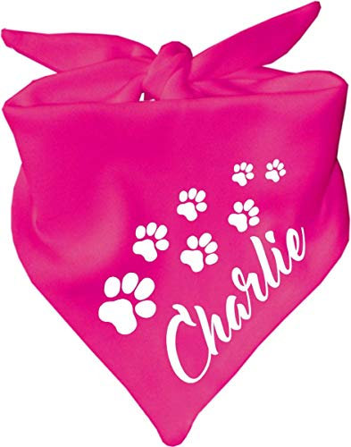 Kleiner Fratz Hunde Dreiecks Halstuch (Fb: pink) (Gr. 1 (55 cm)) Name des Hundes