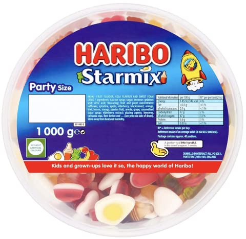 Haribo Starmix Drum, 1Kg