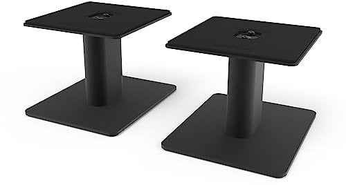 Kanto SP6HD Universal Desktop Speaker Stands - 6 Inch - 2 Pack - Steel (Black)