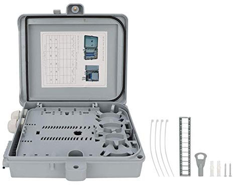 Verteilerkasten - Glasfaser-Anschlusskasten 12-Kern-FTTH-Glasfaserverteilergehäuse IP65