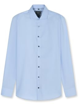 OLYMP Level Five Body fit Hemd Langarm Stretch Twill hellblau