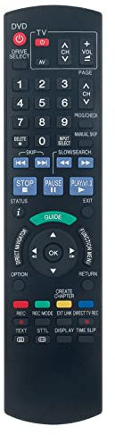 VINABTY N2QAYB000127 Fernbedienung ersetzt passend für Panasonic Hi-Fi DVD Recorder DMR-EX77EB-K DMR-EX87EB-K DMR-EX768EB-S DMR-EX88EB-K DMR-EX77EB-S DMR-EX78EB-K DMR-EX768EB-K