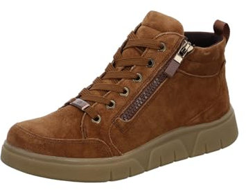 ARA Damen Rom Mid-Cut Sneaker, Nuts, 38 EU
