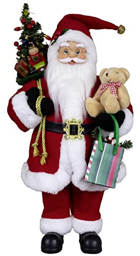 Christmas Paradise Stehender Weihnachtsmann Kjell Rot Deko-Figur Nikolaus (45cm)