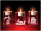GLASFOTO.COM Glasfoto Oster-Teelichter 3er-Set 1 (50 x 80 x 50) Teelichthalter – Kristallglas mit Innengravur Ostern Deko als Ostergeschenk