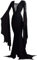 LVCBL Halloween Medieval Velvet Dress Party Elegant Vintage Off Shoulder Corduroy Dress XL Black