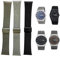 NZZXTO Ersatz-Uhrenarmband für Skagen Unisex-Uhr mit Schraube, schmales Armband, 28 mm-22 mm (28 mm, Silber)