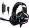 Y-YOPZI Gaming Headset für PS4/PS5/PC/Xbox/Nintendo Swit [2023 New] ch, PS4 Kopfhörer mit Kabel und RGB Licht, Stereo Surround Kopfhörer mit Mikrofon, Noise Cancelling Gamer Headphones