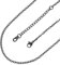 FaithHeart Schwarz Halskette für Damen, Rolokette Halskette ohne Anhänger, 40cm lang Schlüsselbein Kette für Gliebete