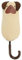 Balvi Ombrello Puppymbrella Colore Beige Include Custodia in Neoprene a Forma di Cane Nylon