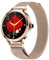 LONGLU Montre Intelligente pour Femmes avec Appel Bluetooth, smartwatch pour iPhone et téléphones Android, Montre de Suivi de Fitness avec Fonction de réponse/réception d'appels, étanche (Doré)