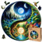 LEOGOR Yin Yang Natures Balance – Holzpuzzle Erwachsene Yin Yang, 200 Teile – 29,4 × 29,2 cm – 5 mm Dickes Holz, handgeformte Teile, rundes Mosaikdesign – Magisches Holz Puzzle für Puzzle-Liebhaber