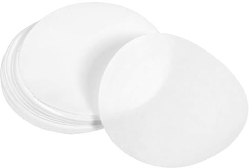 GRÄWE Carta da forno per pressa hamburger, 500 pezzi per 3 pressa per hamburger, carta per piccoli piatti di hamburger e pressa patty, separatore per hamburger, rotondo, 6,5 cm
