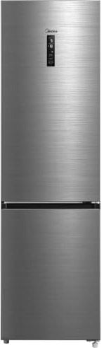 Midea MDRB521MIC46A 378L Frigorifero con Congelatore, Congelatore da incasso, Nofrost, Compressore Inverter, 177 KWH/annum, 38 dB, WiFi, Controllo elettronico touch, Illuminazione LED, Inox