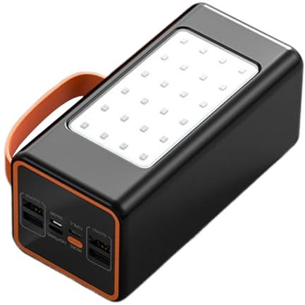 Caricatore solare portatile - Banca di energia solare da 26800mAh con torcia a LED | Batteria esterna ad alta capacità per telefoni e dispositivi | Caricabatterie per telefono solare