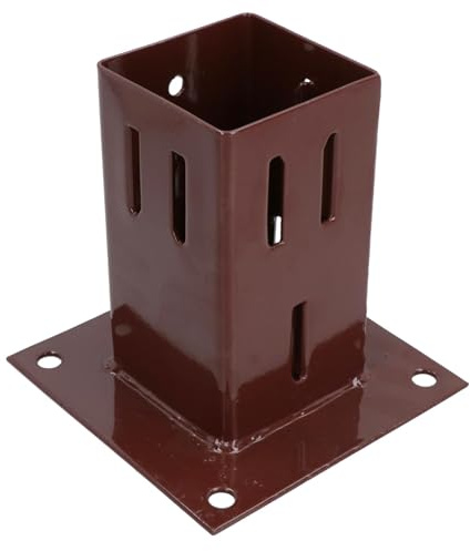 Easy Grip Fence Post Bolt Down Shoe Holder Support Clamp 75mm x 75mm