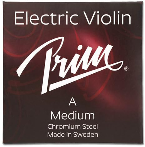 Prim Violin String, A-String Medium Single String for Classical and Electric Violins, Steel Core Aluminum-Stainless Steel Winding, 0.018/0.46 mm