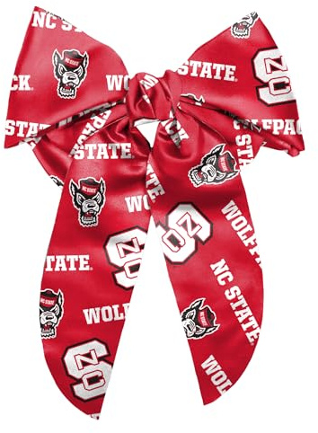 Littlearth NCAA North Carolina State Wolfpack Big Bow Hair Clip