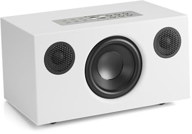 Audio Pro C5 MkII W Enceinte Multiroom Sans Fil 40 W Amplificateur Classe-D, AirPlay 2, Google Cast, Spotify Connect, Bluetooth 4.2, Sortie Subwoofer (Blanc)