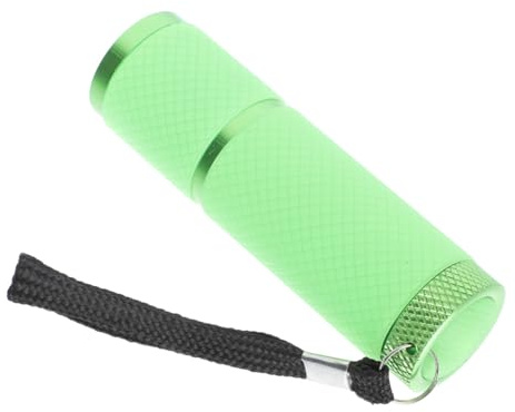 Ciieeo Kreative UV LED Nageltrockner Taschenlampe Grün Kompakt Aluminiumlegierung Handliche Maniküre Lampe für Nageldesign und Gel Trocknung