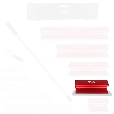 VKE Spatule Enduit Set vec Lames Interchangeables 300mm | Poignée en Alliage d'Aluminium