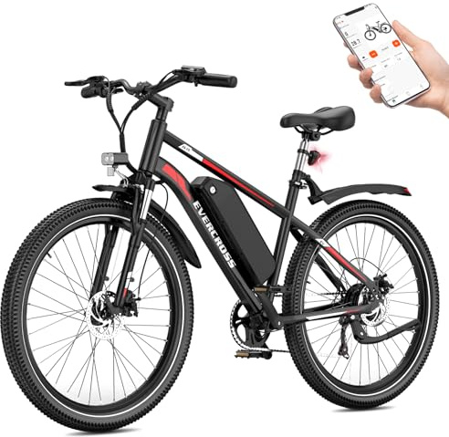 EVERCROSS EK15 Vélo Électrique 27,5 Pouces, 250 W, Batterie 36 V 13 Ah