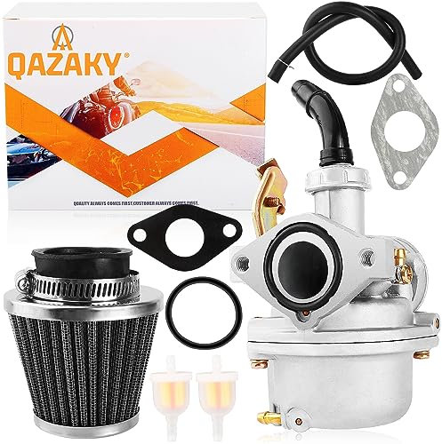 QAZAKY PZ19 Carburetor Fuel Filter for 50cc 70cc 90cc 110cc 125cc ATV QUAD Scooter Go Kart Moped Mini Chopper Pit Dirt Pocket Super Bike Chinese Baja Kandi Kazuma Taotao Sunl SSR