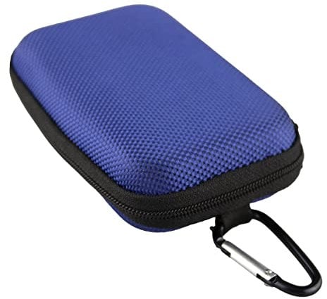 caseroxx Blutzuckermessgerät Tasche passend für Freestyle Libre 1/2 / 3 / Insulinx / 14 Day in blau, Diabetiker Aufbewahrung Etui Hülle