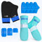SuzziPad Kältetherapie-Socken und Handeisbeutel, kalte Handschuhe für Chemotherapie, Neuropathie, Chemo-Care-Paket für Frauen und Männer, ideal bei Plantarfasziitis, Arthritis-Schmerzlinderung, S/M