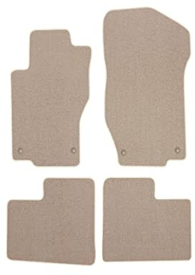 Premium Velourmattenset für Mercedes ML W164 Bj. 2005 – 2011 PREM BEIGE runde Befestigungen Passform Neu Veloursfussmatten Automatten