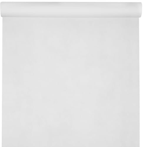 Santex mariage Grande Nappe Rouleau Harmony intissé Opaque 25m, Blanc 25 Mètres