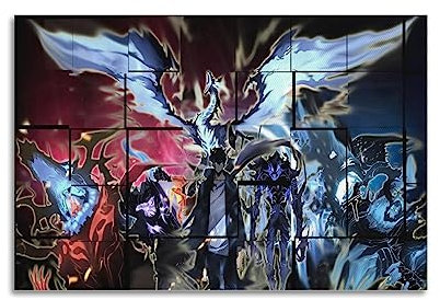 ELedvb Solo Leveling ArtCanvas Poster Dekorative Malerei Leinwand Wandposter und Kunstdruck Moderne Familie Schlafzimmer Dekor Poster 60 x 90 cm