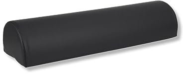 HABYS Lagerungsrolle Halbrund, Nackenrolle, Knierolle Lagerungsrolle, Nackenkissen, Lagerungskissen für Massage und Therapie, MDR-Zertifizieriung, Kniehalbrolle in Größe:60x18x12cm, Schwarz