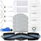 EATBALE Accesorios de Repuesto para Ecovacs T10 Plus Robot Aspirador, 1 Cepillo Principal, 4 cepillos Laterales, 2 filtros HEPA, 4 Bolsas para el Polvo, 4 Almohadillas para trapeador (15 Piezas)