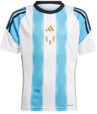 adidas Jungen Messi Tr Jsy Y Fußballtrikot IZ2998 weiß, blu, 164