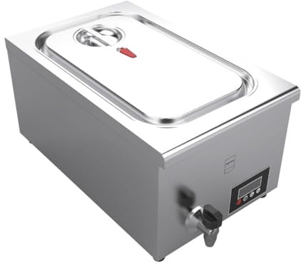 METRO Professional Sous Vide Kocher, Edelstahl, 24 L, Deckel mit Dichtung