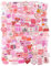 WEDAMOO 120 Stück Rosa Bookish Stickers, Buch Lesen Vintage Aufkleber, Ästhetische Aufkleber, Book Merch Sticker, Pink Buchaufkleber für Sammelalbum Gepäck Laptop Wasserflasche