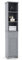 RELAX4LIFE Bathroom Tall Cabinet, Slim Wooden Storage Cupboard with 2 Adjustable Shelves, Door Cabinet & Drawer, Floor Standing Narrow Organiser Tallboy Unit for Living Room Kitchen (Grey)