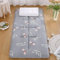 Futon-Bodenmatratze, zusammenklappbar, Tatami-Matratze, Einzelbett, Doppelbett, Queen-Size-Bett, japanische Futon-Matratze, Campingmatratze mit rutschfester Unterseite, Grau, 100 x 200 cm