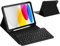 IVEOPPE Clavier iPad (A16) 11ème Génération 11 Pouces 2025/iPad 10ème Génération 10.9” 2022, Coque Clavier AZERTY sans Fil Bluetooth pour iPad 10eme/11eme avec Fonction de Ranger Le Stylet, Noir