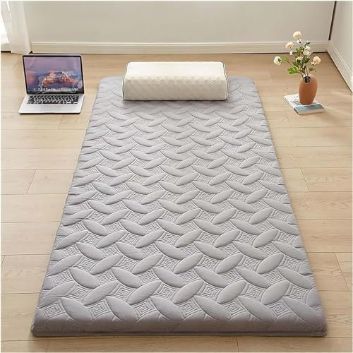 SFNIOKFG Japanische Futon-Matratze Tatami, Dicke Boden-Tatami-Matte, Isomatte, faltbar, rutschfest, antibakteriell, Doppel-/Einzel-Camping-Matratzen für Boden, Gästebett, Sofa, B, 180 x 200