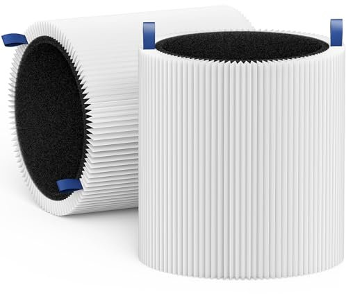 VILLAPOOL 2 Mini Max Replacement Filter Compatible with Blueair Blue Pure mini MAX Air Purifier,High Efficiency Filter, 3-in-1 Activated Carbon,Filters dust, odors, and smoke