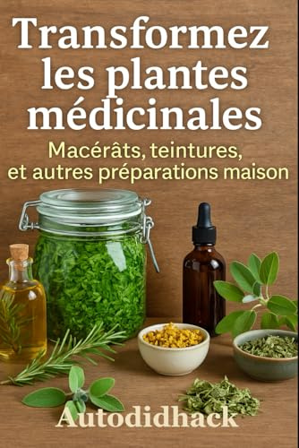 Transformez les plantes médicinales: Macérâts, teintures, et autres préparations maison