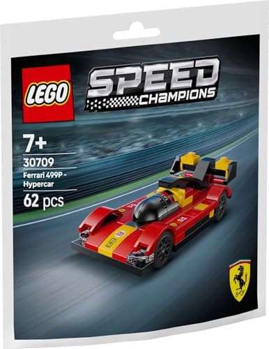 Lego® 30709 Ferrari 499P – Polybag Voiture de sport compacte pour collectionneurs et fans de course