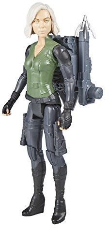 Marvel – Avengers: Infinity War – Titan Hero Power FX Black Widow – Figurine 30cm et Accessoire Parlant Anglais