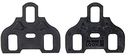 LOOK Cycle - KEO Spacer - 2 schlanke Spacer-Adapter, die zwischen den Schuh und die Cleats passen - Verhindert Knarrgeräusche - Mit 2 Spacern und 6 Schrauben für eine Schnelle und Einfache Montage