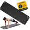 Oliver – rutschfeste Sportmatte gerillt mit Ösen – Yogamatte für Pilates, Gymnastik & Fitness – hautfreundlich & feuchtigkeitsabweisend – Gymnastikmatte Fitnessmatte (180x60x1,5cm | Anthrazit)