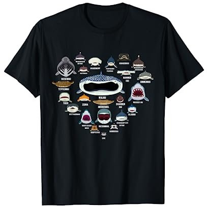 Haiarten Shirt Haie und Haimäuler T-Shirt