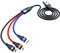 PTPLIFE Multi USB Kabel,2 M Nylon 3 in 1 Universal ladekabel Superschnelles 5A Handy Kabel Micro USB Typ C für alle Telefon,Tablets und mehr