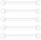 Briana Williams 5er 14G Industrial Bar Plastik Barbell Bioflex Flexibel Ohr Scaffold Piercing 32/35/38mm